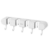 Broom Mop Holder with Hooks Wall Mounted Broom Storage Rack No Drilling Self-Adhesive Kitchens Organizer Multifunction Holder