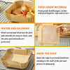 50/100Pcs Air Fryer Disposable Paper Air Fryer Accessories Square Round Oil-proof  Liner Non-Stick Mat for Kitchen Oven Baking