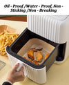 50/100Pcs Air Fryer Disposable Paper Air Fryer Accessories Square Round Oil-proof  Liner Non-Stick Mat for Kitchen Oven Baking