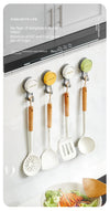 Strong Vacuum Suction Hooks Traceless No-Drilling Adhesive for Home Bathroom Kitchen Door Back Toilet Area Purpose Strong Hold